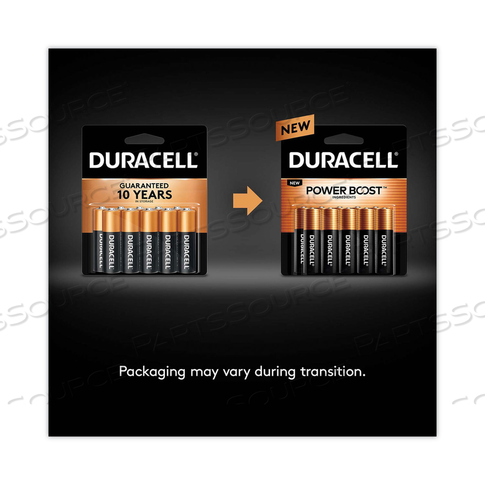 BATTERY, COPPERTOP, AA, ALKALINE, 1.5V, 2900 MAH by Duracell