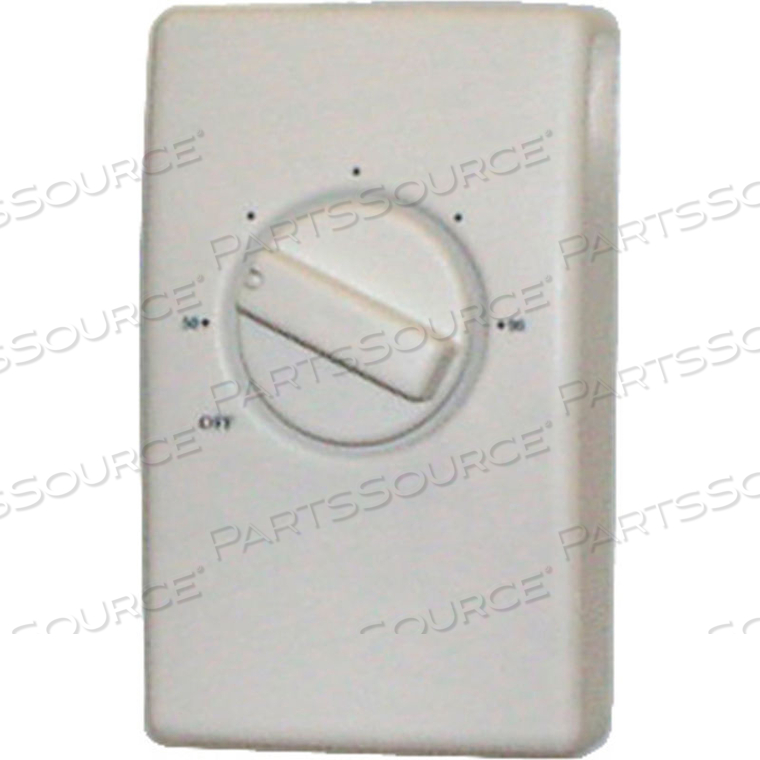 WALL MOUNT THERMOSTAT SINGLE POLE FOR UNIT HEATERS, 120-277V by TPI Corporation