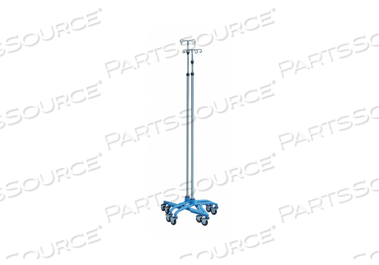 IV POLE STAINLESS STEEL BLUE by SmartStack