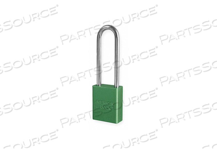 D8965 LOCKOUT PADLOCK KA GREEN 1-7/8 H by American Lock D8965 LOCKOUT PADLOCK KA GREEN 1-7/8 H by American Lock