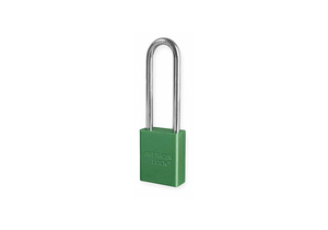 D8965 LOCKOUT PADLOCK KA GREEN 1-7/8 H by American Lock