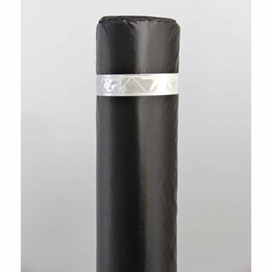 50" SOFT POLYETHYLENE BOLLARD COVER - BLACK COVER/WHITE TAPES by Innoplast, Inc 50" SOFT POLYETHYLENE BOLLARD COVER - BLACK COVER/WHITE TAPES by Innoplast, Inc