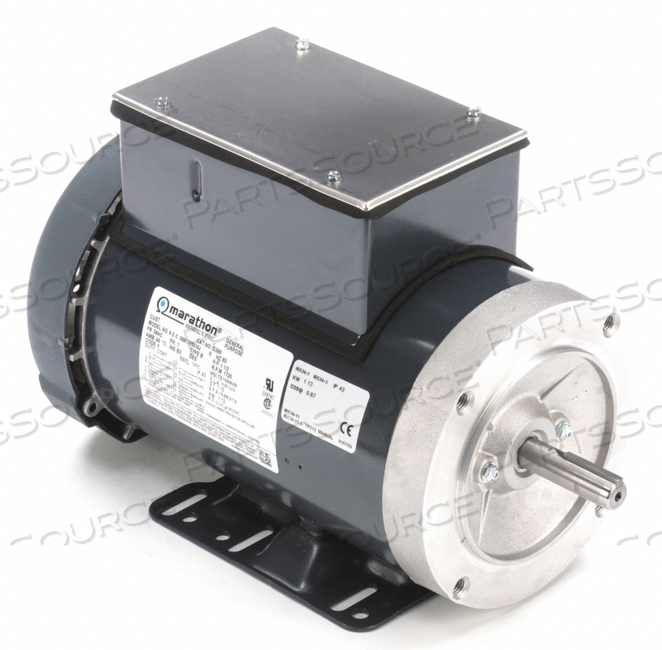 MOTOR 1.5 HP 1725 RPM 115/208-230V 56HC by Marathon Motors MOTOR 1.5 HP 1725 RPM 115/208-230V 56HC by Marathon Motors