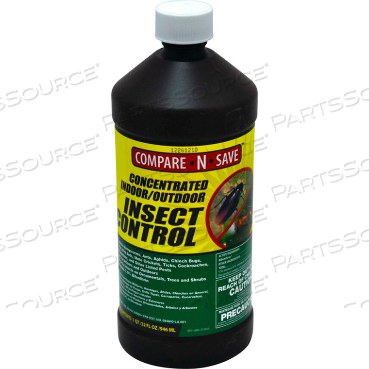 COMPARE-N-SAVE CONCENTRATE INDOOR/OUTDOOR INSECT CONTROL, 16 OZ. BOTTLE by Ragan & Massey Inc.