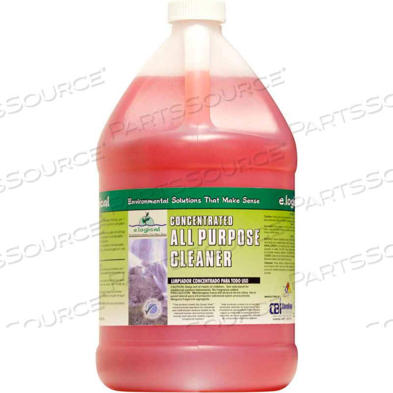 GREEN SEAL CERTIFIED CONCENTRATED ALL PURPOSE CLEANER, GALLON BOTTLE, 2 BOTTLES by Approved Vendor GREEN SEAL CERTIFIED CONCENTRATED ALL PURPOSE CLEANER, GALLON BOTTLE, 2 BOTTLES by Approved Vendor