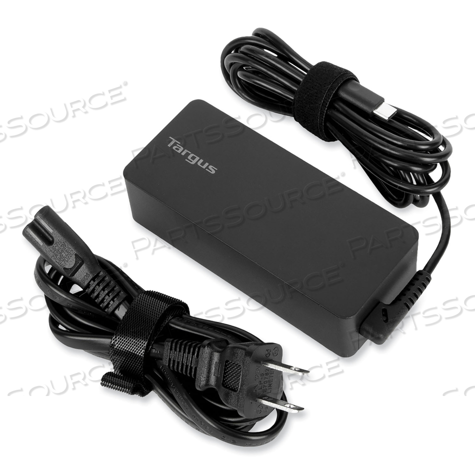 CHARGER, POWER ADAPTER, AC, 65 WATT, BLACK 