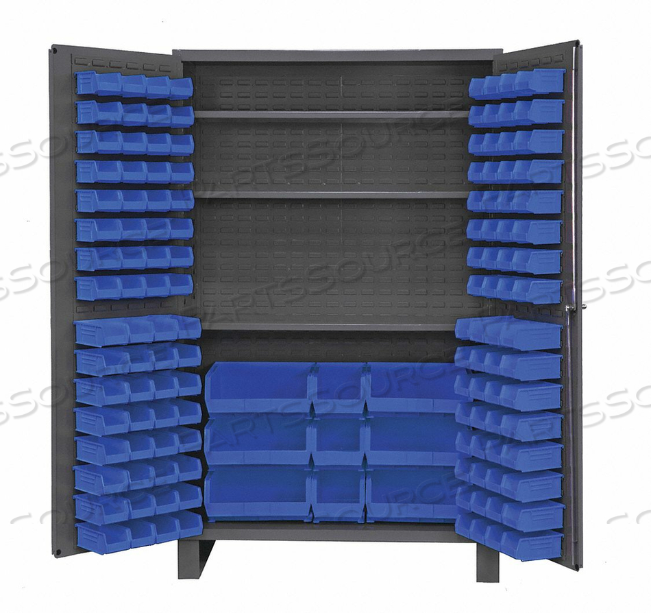 BIN CAB LOUVERED/SHELVING 78 H 48 W 24 D by Durham Manufacturing Company BIN CAB LOUVERED/SHELVING 78 H 48 W 24 D by Durham Manufacturing Company