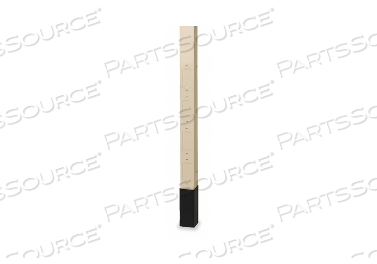 SERVICE POLE IVORY 12 FT 2 L 2.13 W by Hubbell Incorporated, Wiring Device-Kellums