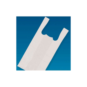 T-SHIRT BAG IN DISPENSER CARTON 18"L X 8"W X 5"D WHITE 1,000 PACK by Elkay Plastics