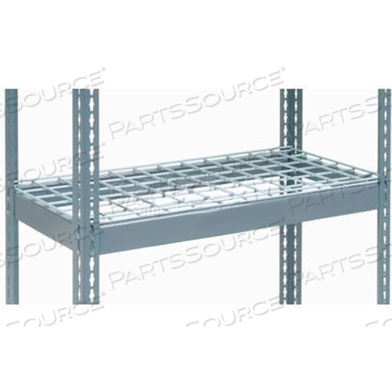 ADDITIONAL SHELF LEVEL BOLTLESS WIRE DECK 48"W X 18"D - GRAY 