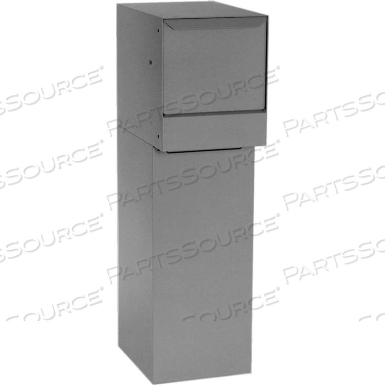 THRU-WALL PACKAGE DROP VAULT PLUS DVWM0062SA W/BOTTOM HOLD REAR ACCESS - GRAY by Dvault Company