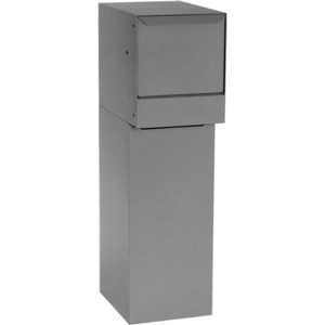 THRU-WALL PACKAGE DROP VAULT PLUS DVWM0062SA W/BOTTOM HOLD REAR ACCESS - GRAY by Dvault Company