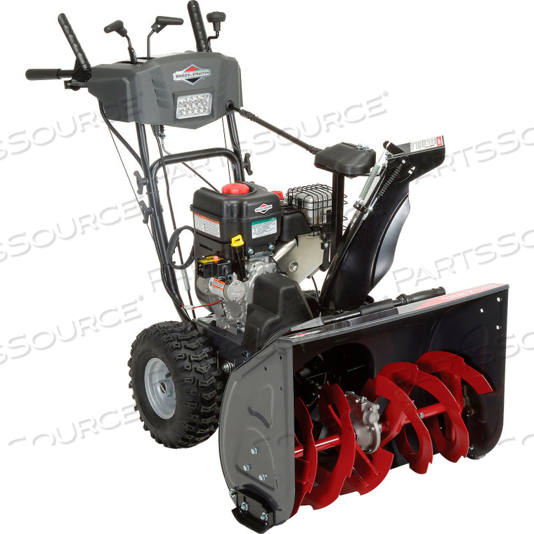 MEDIUM DUTY DUAL-STAGE STAGE SNOW THROWER W/ ELECTRIC START, 27" CLEARING WIDTH 