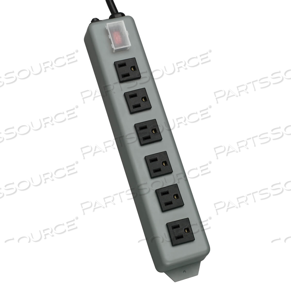 WABER POWER STRIP 6-OUTLET INDUSTRIAL RIGHT ANGLE 5-15R 15FT CRD by Tripp Lite WABER POWER STRIP 6-OUTLET INDUSTRIAL RIGHT ANGLE 5-15R 15FT CRD by Tripp Lite
