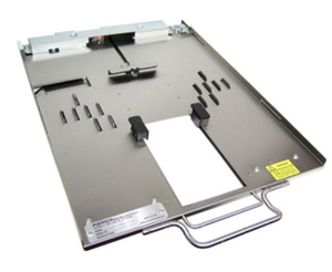 CASSETTE TRAY, ONE HAND LOADING, CURVED UP FRONT HANDLE, SIZE SENSING SPECIAL FEATURES, FOR USE WITH: FOR RADIOGRAPHIC TABLES AND VERTICAL B by Poersch Metal Manufacturing Co.