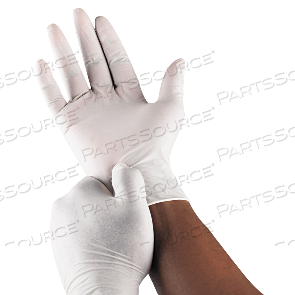 LATEX EXAM GLOVES, POWDER-FREE, X-LARGE, 90/BOX 