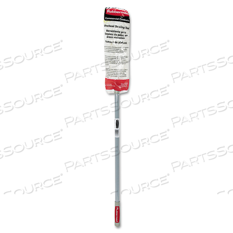 HIDUSTER OVERHEAD DUSTER WITH STRAIGHT LAUNDERABLE HEAD, 51" EXTENSION HANDLE by Rubbermaid Medical Division