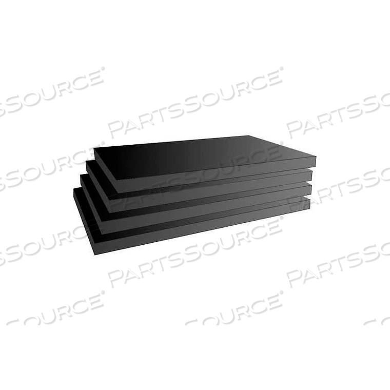 SLATWALL BLACK SHELVES, 3/4"HX8"DX14"W FINISHED ON 2 SIDES AND 3 EDGES by Windmill Slatwall Products SLATWALL BLACK SHELVES, 3/4"HX8"DX14"W FINISHED ON 2 SIDES AND 3 EDGES by Windmill Slatwall Products