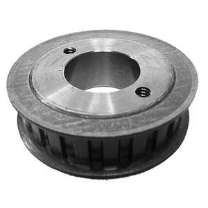 SPLIT TIMING BELT PULLEY, FOR L BELT, 1/2 IN BELT WD, 40 TEETH, WITH FLANGES, REQ H BUSHING by Power Drive SPLIT TIMING BELT PULLEY, FOR L BELT, 1/2 IN BELT WD, 40 TEETH, WITH FLANGES, REQ H BUSHING by Power Drive
