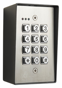 ACCESS CONTROL KEYPAD 4-7/8IN H SS by Alarm Controls