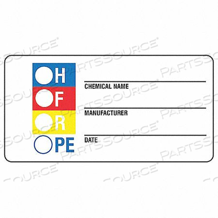HMIG SELF-LAMINATING LABEL 1.5X3 PK500 by Badger Tag & Label Corporation HMIG SELF-LAMINATING LABEL 1.5X3 PK500 by Badger Tag & Label Corporation