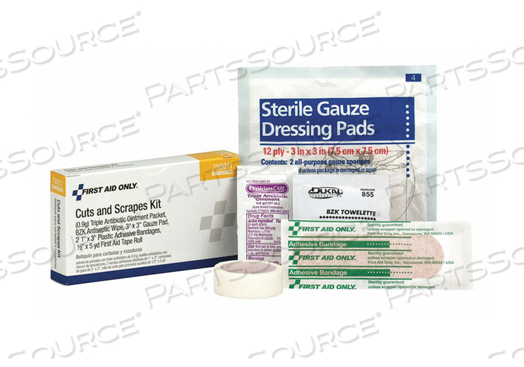 FIRST AID KIT REFILL YELLOW 7 PCS. by First Aid Only FIRST AID KIT REFILL YELLOW 7 PCS. by First Aid Only