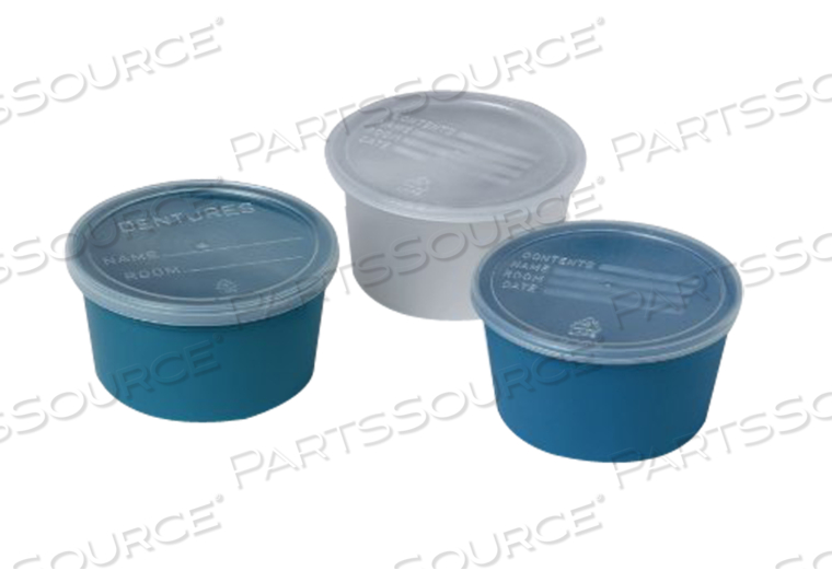 DYND70293 Medline Industries, Inc. DENTURE CARE DENTURE CONTAINER WITH LID, AQUA PartsSource