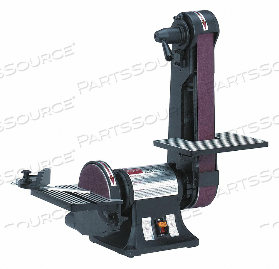 BELT/DISC SANDER 1/3 HP 120V by DAYTON ELECTRIC MANUFACTURING CO BELT/DISC SANDER 1/3 HP 120V by DAYTON ELECTRIC MANUFACTURING CO