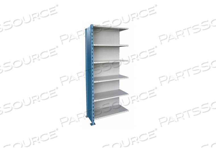 METAL SHLVING CLOSED ADD-ON 87 H 6 SHELF by Hallowell