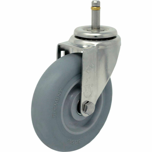 CASTERS SWIVEL STEM CASTER - 4"DIA. ELEMENT WITH 1-3/8"H STEM, GRIP RING STEM by Superior Casters, Inc.