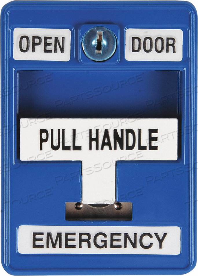 EMERGENCY PULL STATION 30VAC/DC BLUE by Dortronics Systems, Inc.