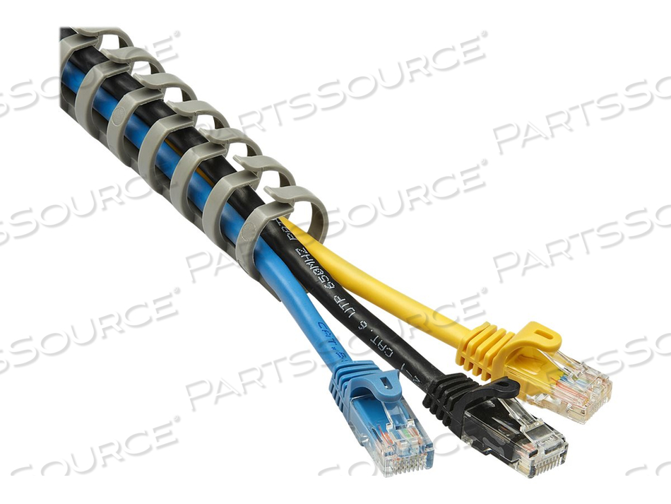 FLEXIBLE CABLE MANAGEMENT RACEWAY SPINE VERTEBRAE, 3/4"(20MM)W X 1/2"(14MM)H, 20"(0.5M) LENGTH, NYLON 66 NETWORK CABLE/POWER CORD HIDER KIT, by StarTech.com Ltd. FLEXIBLE CABLE MANAGEMENT RACEWAY SPINE VERTEBRAE, 3/4"(20MM)W X 1/2"(14MM)H, 20"(0.5M) LENGTH, NYLON 66 NETWORK CABLE/POWER CORD HIDER KIT, by StarTech.com Ltd.