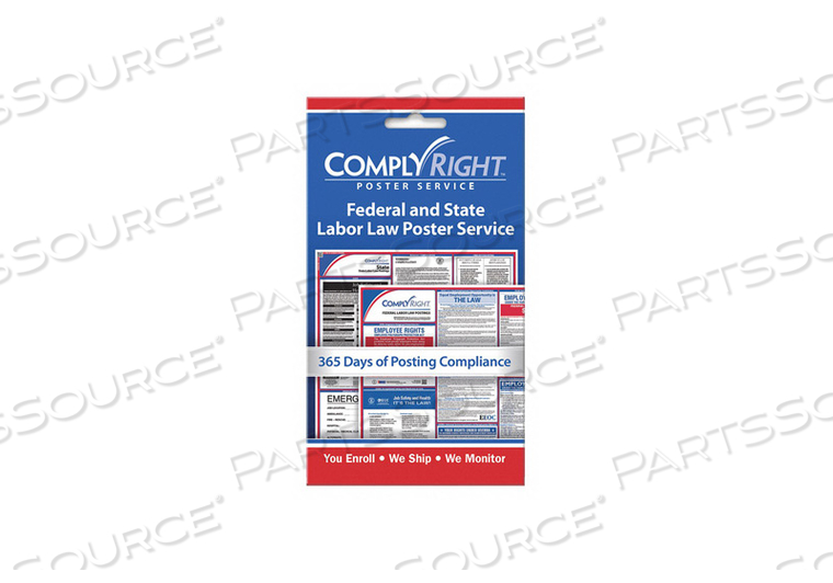 LABOR LAW POSTER SERVICE CARD ENGLISH by Complyright LABOR LAW POSTER SERVICE CARD ENGLISH by Complyright