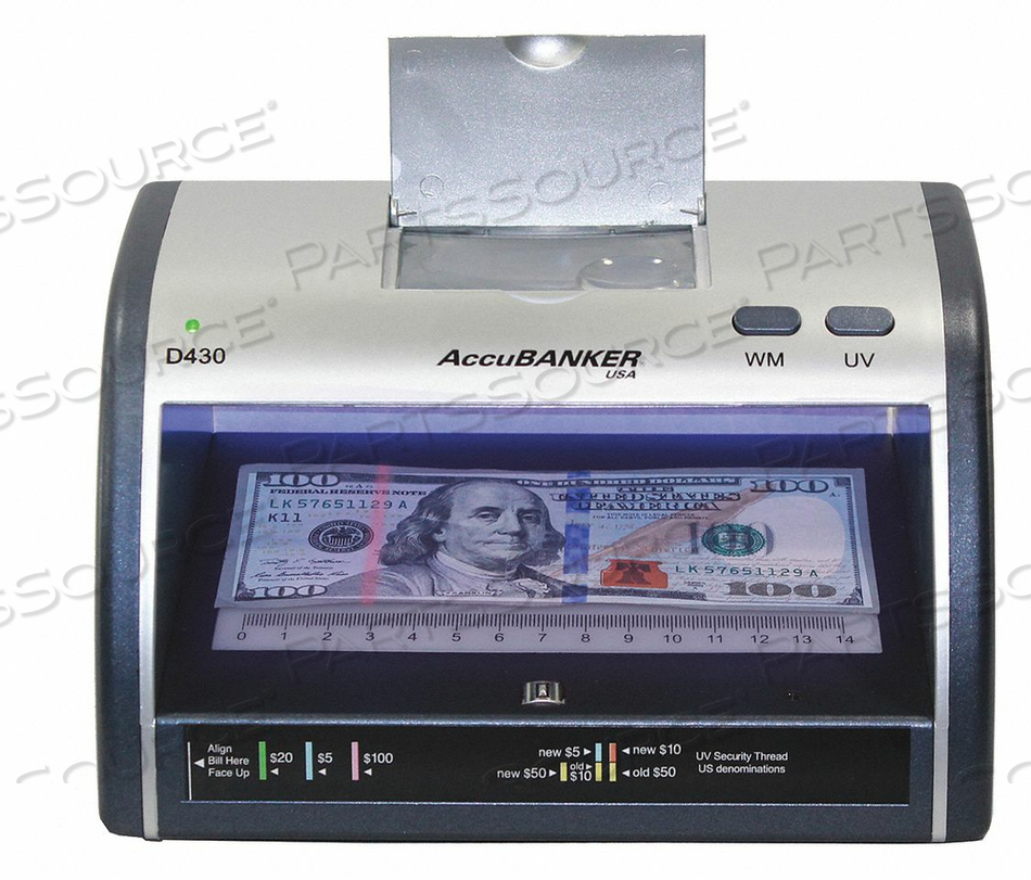 COUNTERFEIT DETECTOR 110VAC INPUT POWER by Accubanker COUNTERFEIT DETECTOR 110VAC INPUT POWER by Accubanker