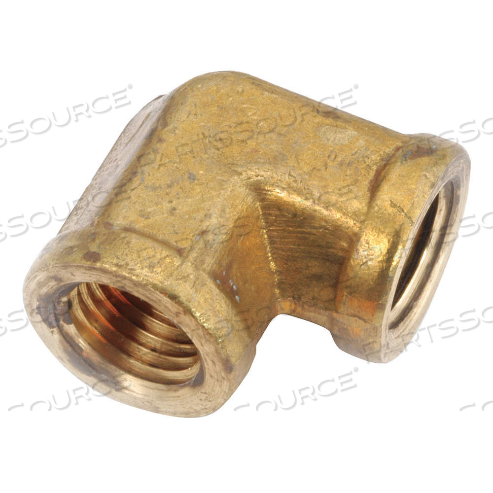 90° FEMALE ELBOW, BRASS, 3/4 IN X 3/4 IN FITTING PIPE SIZE, FEMALE NPT X FEMALE NPT by Approved Vendor