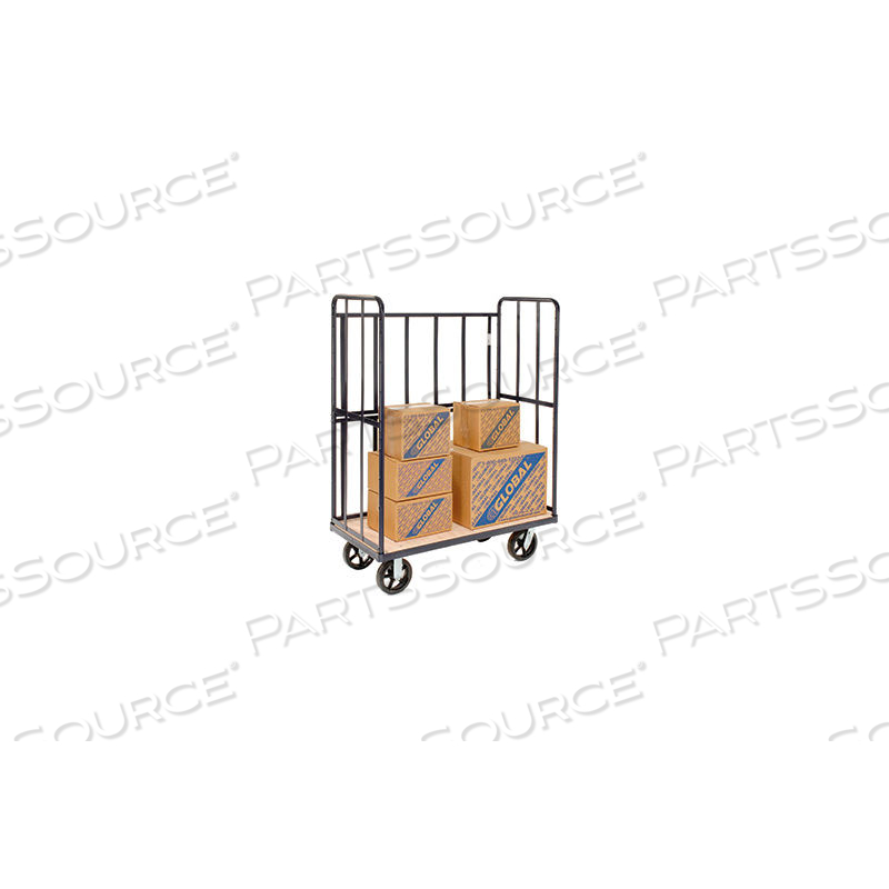 HIGH END WOOD SHELF TRUCK 48 X 24 1200 LB. CAPACITY by Approved Vendor