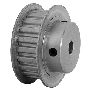 TIMING BELT PULLEYS, FOR XL BELT, 3/8 IN BELT WD, 22 TEETH, 1/4 IN BORE, FIXED, WITH FLANGES by B&B Manufacturing
