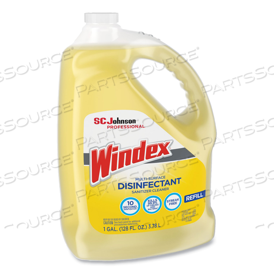 MULTI-SURFACE DISINFECTANT CLEANER, CITRUS, 1 GAL BOTTLE by Windex