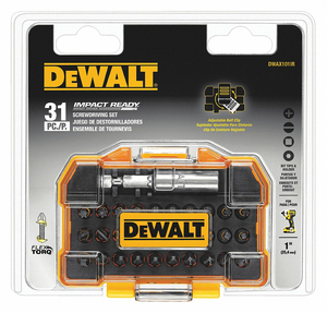 IMPACT DRIVER BIT SET SAE 1/4 DRIVE by DeWalt