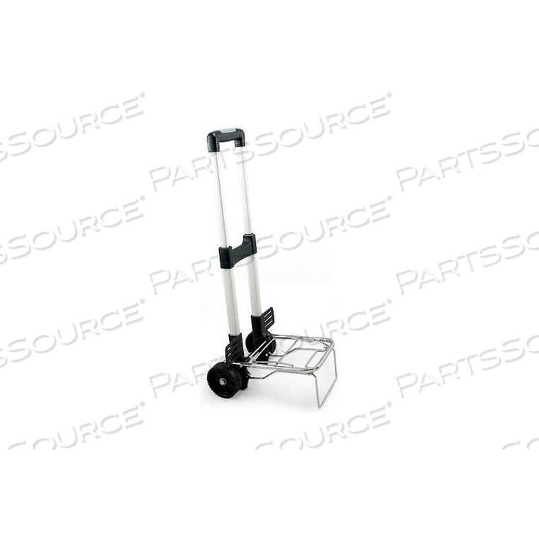 FOLDING TROLLEY WITH TELESCOPING HANDLE 