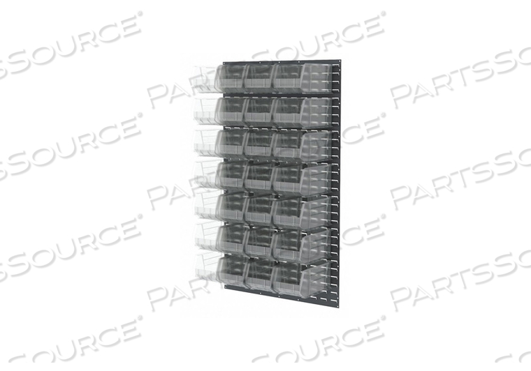 LOUVERED PANEL 61 H 24 BINS CLEAR by Akro-Mils / Myers Industries, Inc LOUVERED PANEL 61 H 24 BINS CLEAR by Akro-Mils / Myers Industries, Inc