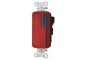 ILLUMINATED WALL SWITCH 3-WAY 20A RED by Snapconnect