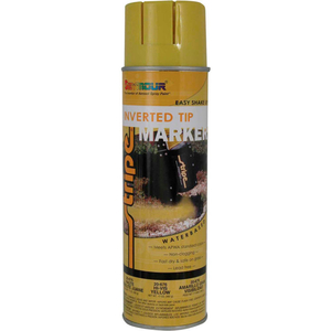 STRIPE WATERBASED STREET & UTILITY MARKING PAINT, HI-VIZ YELLOW, 20 OZ., 12 CANS/CASE by Seymour Of Sycamore