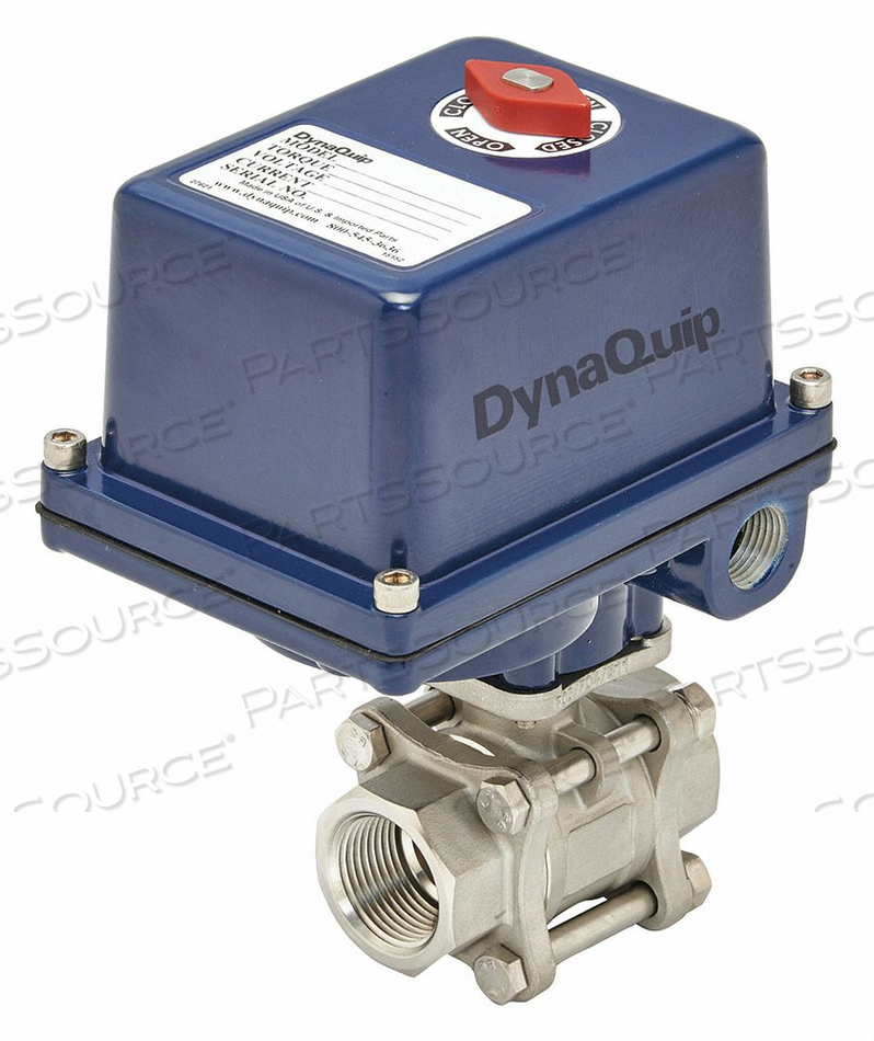 ELECTRONIC BALL VALVE SS 1-1/4 IN. by Dynaquip Controls ELECTRONIC BALL VALVE SS 1-1/4 IN. by Dynaquip Controls