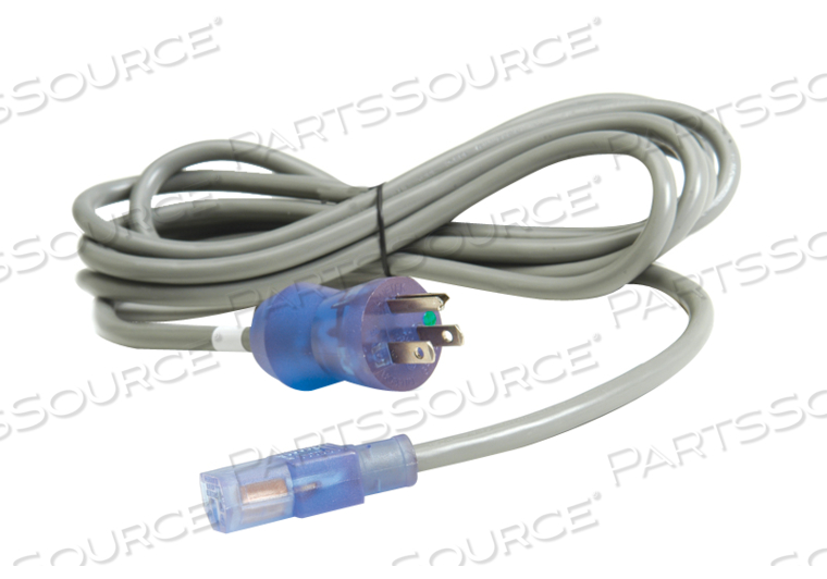 10FT 5-15P 18/3 HOSPITAL GRADE POWER CORD by Crest Healthcare 10FT 5-15P 18/3 HOSPITAL GRADE POWER CORD by Crest Healthcare