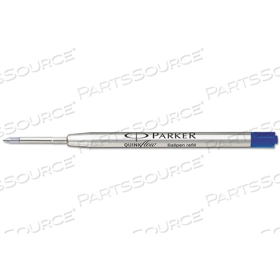 REFILL FOR PARKER BALLPOINT PENS, FINE CONICAL TIP, BLUE INK by Parker