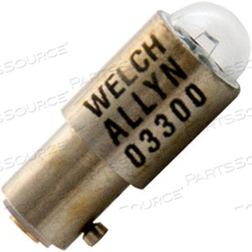 HALOGEN LAMP, 2.5 V, 1.65 W, CLEAR, 3025 K, T1-1/2, 20 HR FOR 11511 (PACK OF 6) 