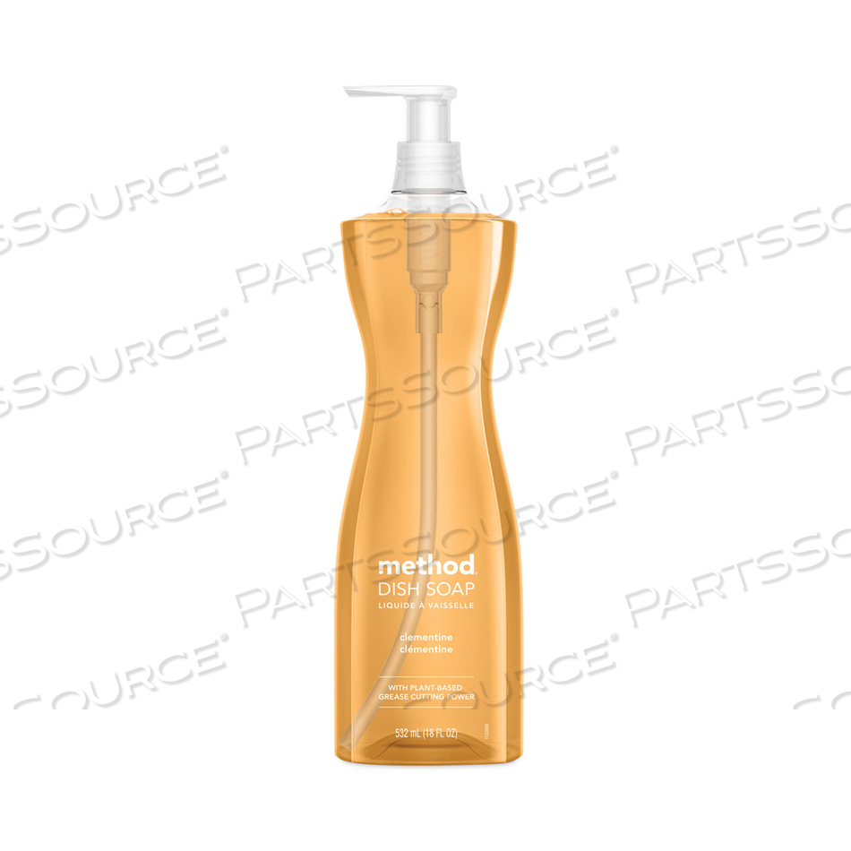 DISH SOAP, CLEMENTINE, 18 OZ PUMP BOTTLE by Method