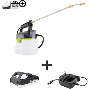 24V ION+ MULTIPURPOSE BATTERY OPERATED SPRAYER KIT W/1.3AH BATTERY & CHARGER by Sun Joe