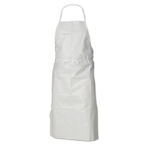 A40 LIQUID/PARTICLE PROTECTION APRON, FILM LAMINATE, 28 X 40, WHITE, 100/CARTON by KleenGuard